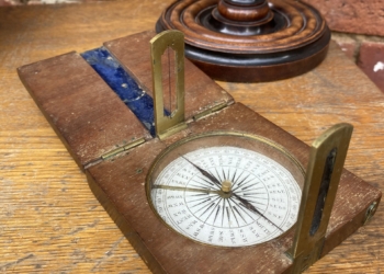 Antique Georgian Cased Pocket Travelling Compass
